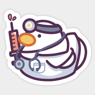 Doctor? Ducktor! Sticker